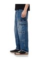 Jean Cargo Recto índigo Medio Hombre Azul de Gef