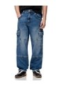 Jean Cargo Recto índigo Medio Hombre Azul de Gef