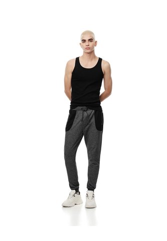 Jogger Regular Gris Hombre Gris Gef