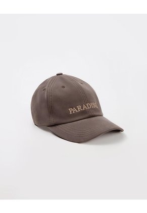 Gorra Bordada Café Unisex Mujer