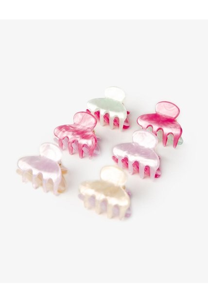 Set Pinzas Para El Cabello X6unds Surtido Niña