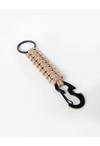 Llavero Trenzado Con Gancho Beige Hombre Gef