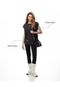Camiseta Deportiva Secado Rápido Negra Mujer Negro de Gef