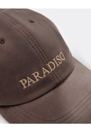 Gorra Bordada Café Unisex Mujer