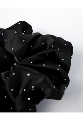 Scrunchie Para El Cabello Negro Mujer