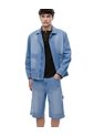 Bermuda Regular índigo Medio Hombre Azul de Gef