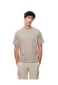Camiseta Regular Algodón Taupe Estampada Hombre Marron de Gef