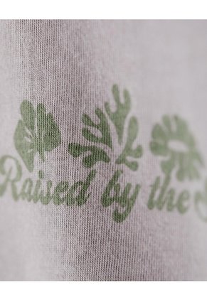 Camiseta Regular Algodón Taupe Estampada Hombre Marron