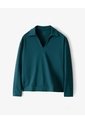 Camibuzo Tipo Polo Oversize Verde Mujer Verde de Gef