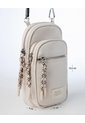 Bolso Tipo Bandolera Beige Niña de Gef
