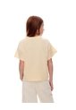 Camiseta Regular Algodón Amarilla Estampada Niña Amarillo de Gef