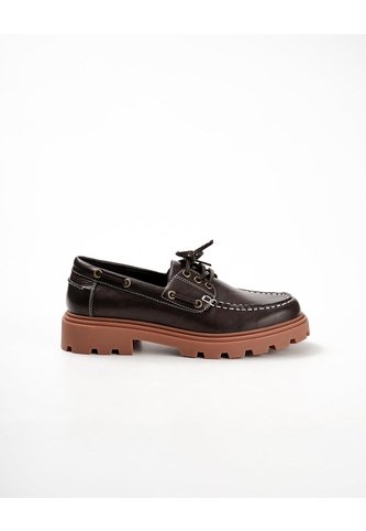 Mocasín Chunky Café Mujer Cafe Gef