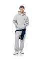 Buzo Tipo Hoddie Gris Hombre Gris de Gef