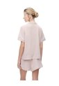 Camisa + Short De Pijama Algodón Palo De Rosa Mujer Rosa Claro de Gef