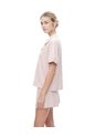Camisa + Short De Pijama Algodón Palo De Rosa Mujer Rosa Claro de Gef