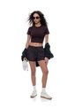 Short Deportivo Ciclista Interno Morado Mujer Purpura de Gef