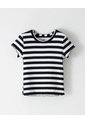 Camiseta Slim Algodón Rayas Niña Azul de Gef