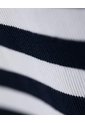 Camiseta Slim Algodón Rayas Niña Azul de Gef