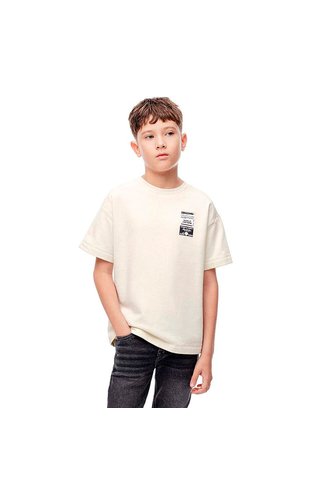 CAMISETA GEF NIÑO LADIS KD CREMA 814 Talla 4 Gef