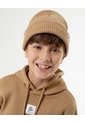 Gorro Beanie Tejido Beige Niños de Gef