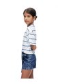 Falda Corto Tiro Medio índigo Niña Azul Oscuro de Gef