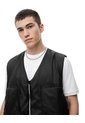Chaleco Parachute Negro Hombre Negro de Gef