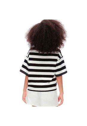 CAMISETA GEF NINA LIPA KD NEGRO RAYAS 40268 Talla 4