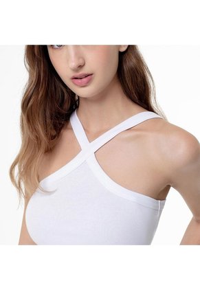 CAMISETA GEF MUJER LECHI CROP TOP Talla S