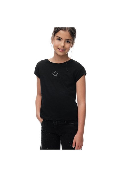 CAMISETA GEF NINA LUVEK KD NEGRO 799 Talla 4