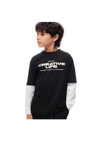 CAMISETA GEF NIÑO LECCO KD NEGRO 799 Talla 10 Gef