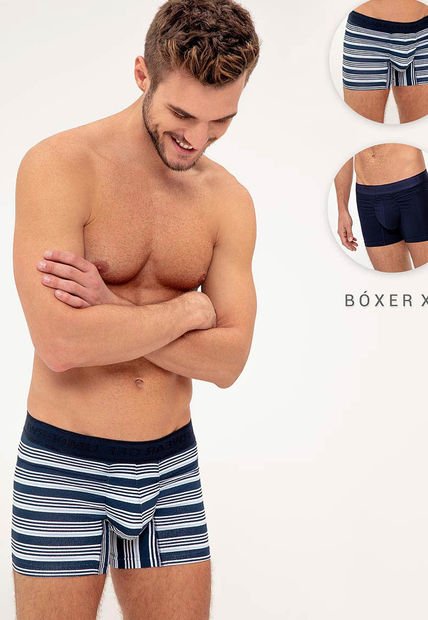 Bóxer Dúo Azul-Blanco Gef Jaider