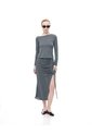 Camibuzo Slim Asimétrico Gris Mujer Gris de Gef