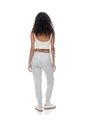 Jogger Slim Tiro Medio Gris Mujer Gris de Gef
