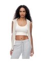 Jogger Slim Tiro Medio Gris Mujer Gris de Gef