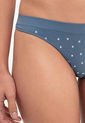 Pantie Trío Azul-Blanco-Gris Gef Dax de Gef