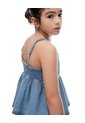 Blusa Regular índigo Medio Niña Azul Oscuro de Gef