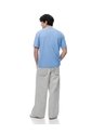 Camiseta Oversize Algodón Azul Hombre Azul de Gef