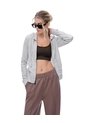 Chaqueta Slim Algodón Gris Mujer Gris de Gef