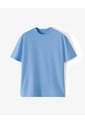 Camiseta Oversize Algodón Azul Hombre Azul de Gef