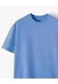 Camiseta Oversize Algodón Azul Hombre Azul de Gef