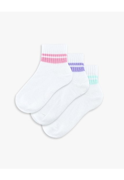Medias Niña Tobillera Pack X3 Surtido Multicolor