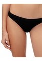 Panty Tipo Tanga Seamless Tiro Medio X3unds Negro Mujer Negro de Gef