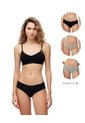 Panty Cachetero Seamless X3unds Surtido Mujer Multicolor de Gef