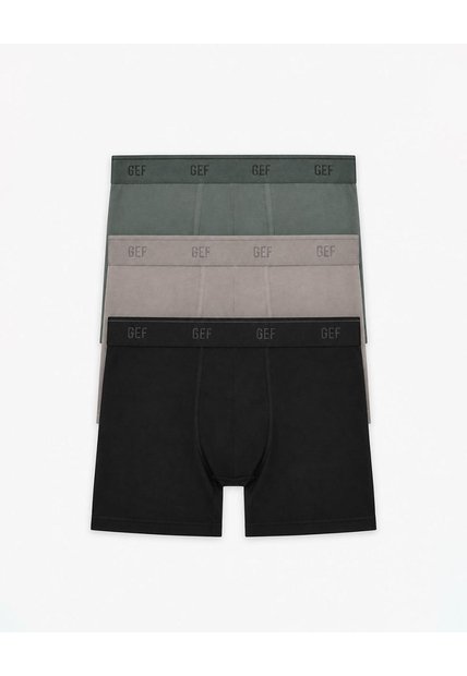 Bóxer Medio Algodón Jersey X3unds Surtido Hombre Multicolor