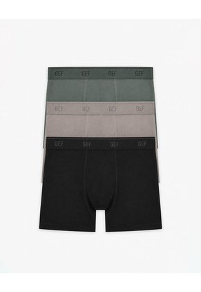 Bóxer Medio Algodón Jersey X3unds Surtido Hombre Multicolor