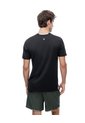 Camiseta Deportiva Control Humedad Negra Hombre Negro de Gef