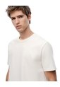 Camiseta Oversize Algodón Vainilla Hombre Beige de Gef