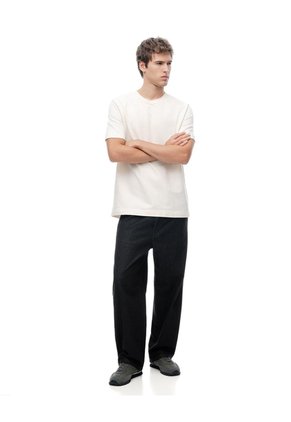 Camiseta Oversize Algodón Vainilla Hombre Beige