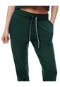 Jogger Tiro Medio Algodón Verde Mujer Verde de Gef