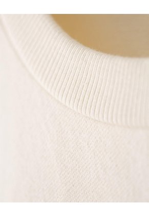 Camiseta Oversize Algodón Vainilla Hombre Beige